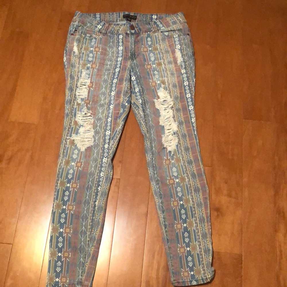 Tribal jeans